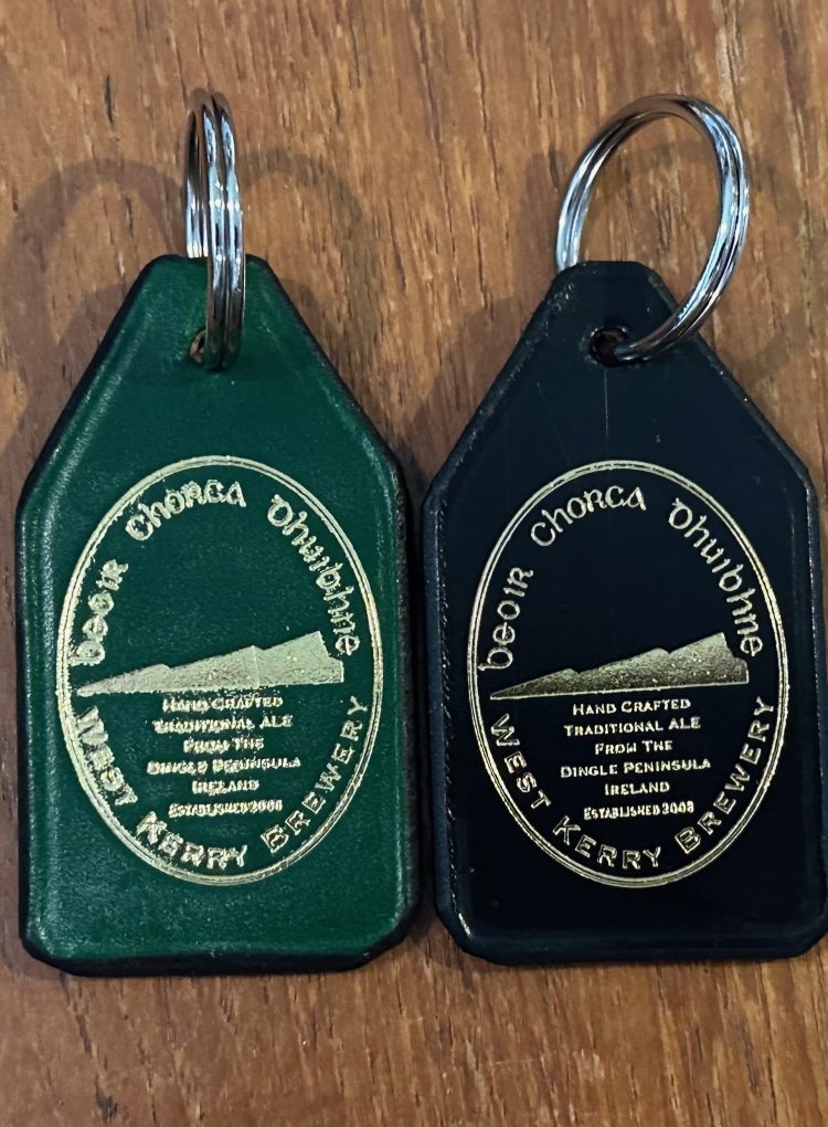 black and green keychains